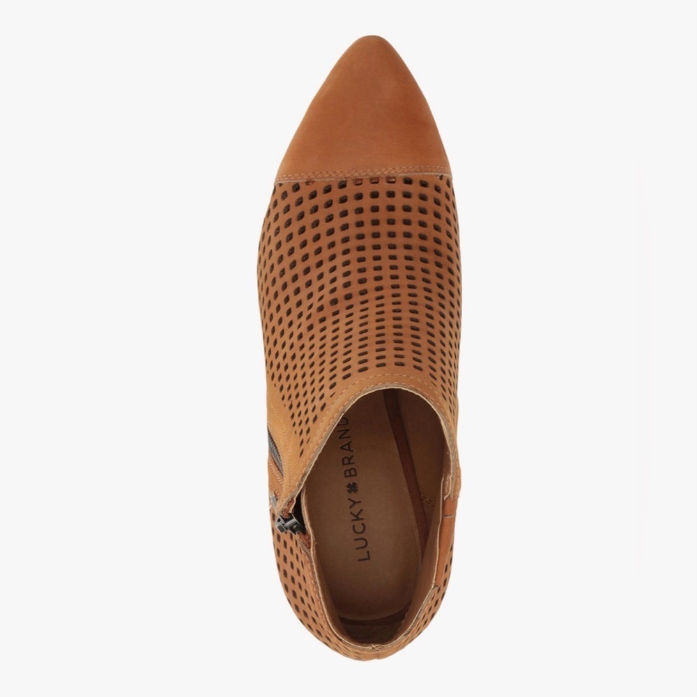 Lucky Brand Jakelyn Bootie in Cafe Size 9 - Picture 5 of 15